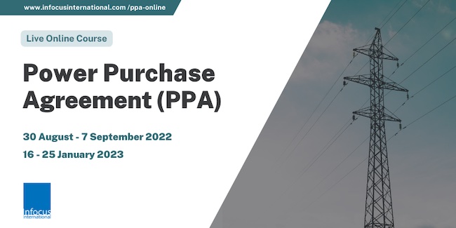 Comprehensive Power Purchase Agreement Online Workshop is Now Open for Registration