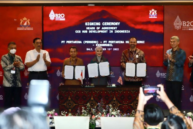 Pertamina, ExxonMobil agree to develop CCS for decarbonization