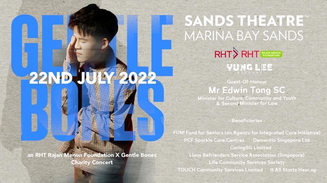 RHT Rajan Menon Foundation presents Gentle Bones Charity Concert on 22 July 2022