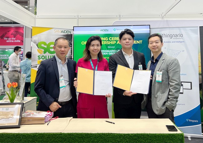 Samaiden Group Signs Partnership Agreement with Taiwan-based Monitoring Solution Provider Thingnario