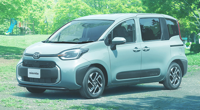 Toyota Launches the New Sienta in Japan