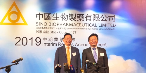 Sino Biopharmaceutical Announces 2019 Interim Results