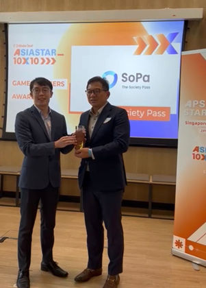 Society Pass Inc (Nasdaq: SOPA) Awarded Game Changer Award from Alibaba Cloud AsiaStar 10x10 2022