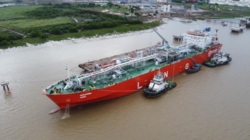 CNTIC VPower imports LNG to Myanmar.