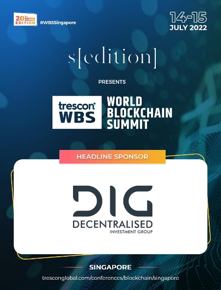 DIG joins World Blockchain Summit as Headline Sponsor