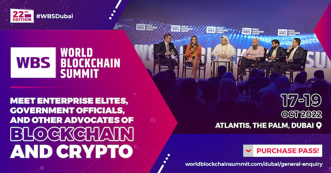 World Blockchain Summit back in Dubai at Atlantis The Palm under the Patronage of HH Sheikh Juma Ahmed Juma Al Maktoum