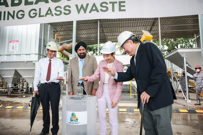 Abraclean Launches Singapore's First Recycled Glass Abrasive Plant