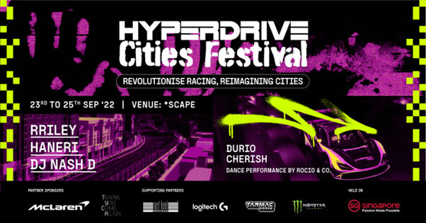 Asia's First Hybrid Online to Offline Festival to Bring Sim Racers and Entertainers Rriley and Haneri to Scape