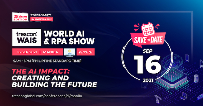 Tech Leaders from The Philippines to Draw Insights From Use-Cases and Informative Keynotes at Trescon's World AI RPA Show