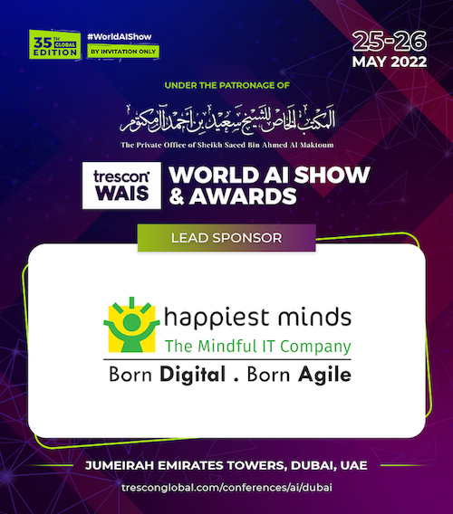 Happiest Minds joins 35th global edition of World AI Show & Awards in Dubai