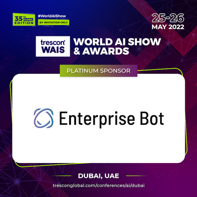 Enterprise Bot joins World AI Show & Awards as Platinum Sponsor