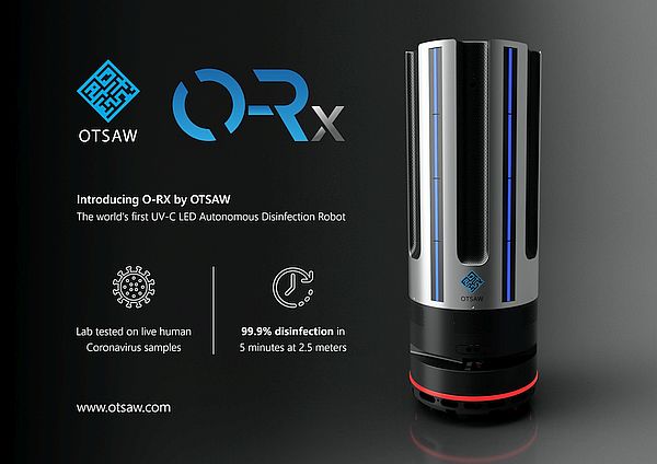 Otsaw Launches World's First UV-C LED Disinfection Autonomous Robot