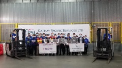 亚洲实业协助疫苗抵港的空运货代地勤服务 积极支持抗疫工作