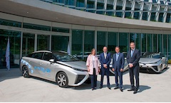 IOC Receives Delivery of Zero Emission Hydrogen Fuel Cell Vehicles from Toyota