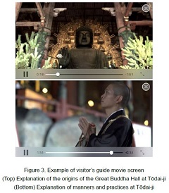 Todai-ji Visitor's Guide Demonstration Experiment Using 