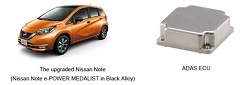 Hitachi Automotive Systems' ADAS ECU Used in Nissan Motor's Upgraded Note