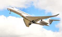 Global 7000飛行試験4号機が初飛行を無事完了