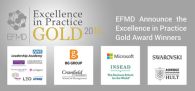 EFMD 2016 Excellence in Practiceゴールド受賞者を発表