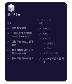 새로워진 Moonstake 멤버십 프로그램의 주요 업그레이드 