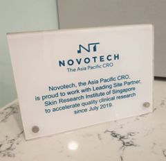 Novotech CRO partners Skin Research Institute of Singapore (SRIS) for Skin Disorder Research