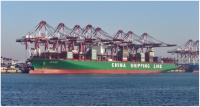 一季度中遠海運集團在青島港的集裝箱裝卸量增長40%