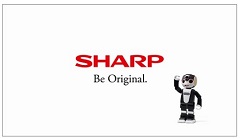 Sharp Introduces New Corporate Motto: Be Original.