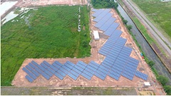 Sharp Constructs Mega Solar Plant in Jakabaring Sports City, Indonesia
