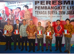 Sharp Constructs Mega Solar Plant in Jakabaring Sports City, Indonesia