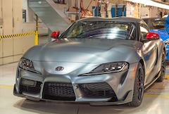 New Toyota GR Supra Races off the Line