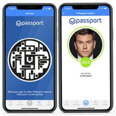 British Tech Company Launches Worlds First Secure Technology 'Fit To Fly' Health Passport for Air Travel 'VPassport'