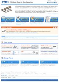 TDK Launches New MLCC - Multilayer Ceramic Chip Capacitors - Website