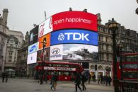 TDK to Discontinue Piccadilly Circus Ad with a One-month Special Video Presentation