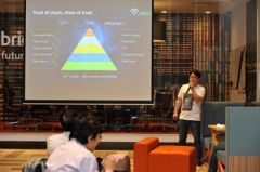 μNEST Talks IoT and Blockchain at Singapore Meetup