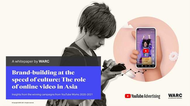 WARC and YouTube release "Brand-building at the speed of culture: The role of online video in Asia"